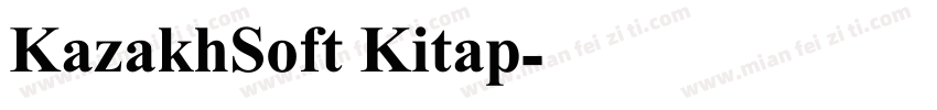 KazakhSoft Kitap字体转换